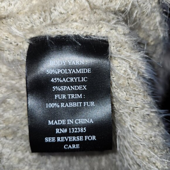 Love Token Fur Trim Open-Front Luxury BOHO Cascade Vest - Picture 11 of 12